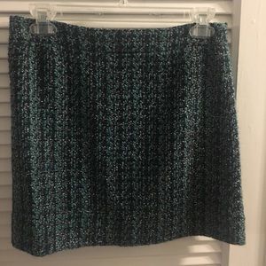 J. Crew Cute plaid knit skirt